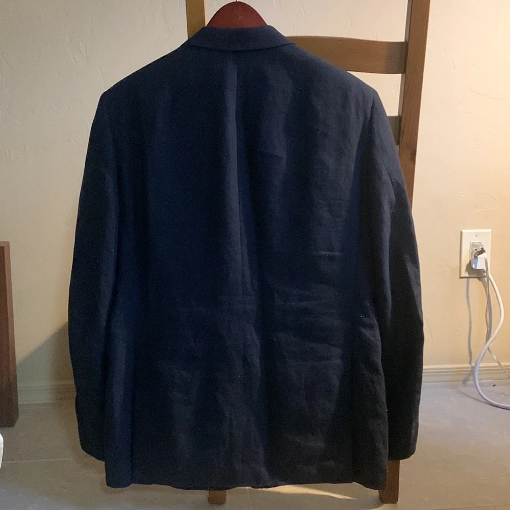 Neiman Marcus Men’s 40R Linen Blazer - Picture 3 of 3